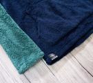 BAD BOY Sherpa Fleece Hoodie-Navy/green